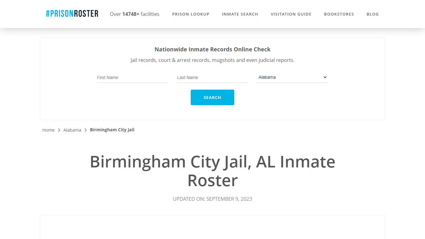 Birmingham City Jail, AL Inmate Roster - Prisonroster